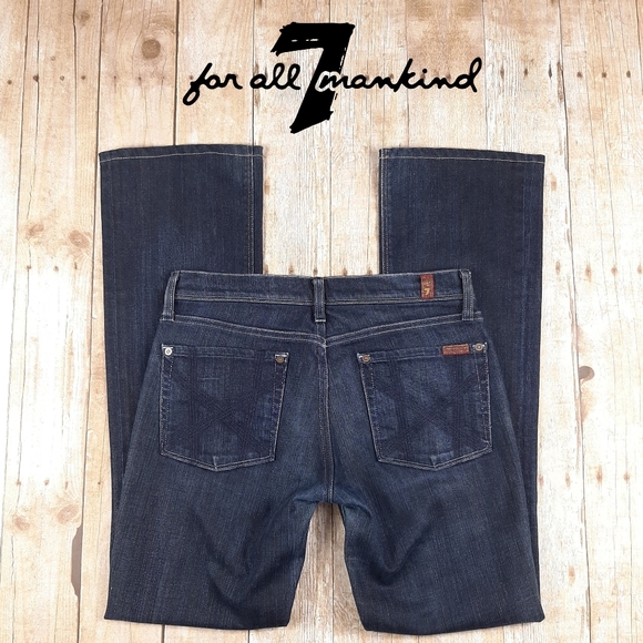 7 For All Mankind Denim - 7FAMK Mia Mid Rise Bootcut Size 28